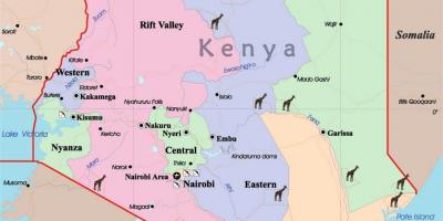 Velika karta Keniji